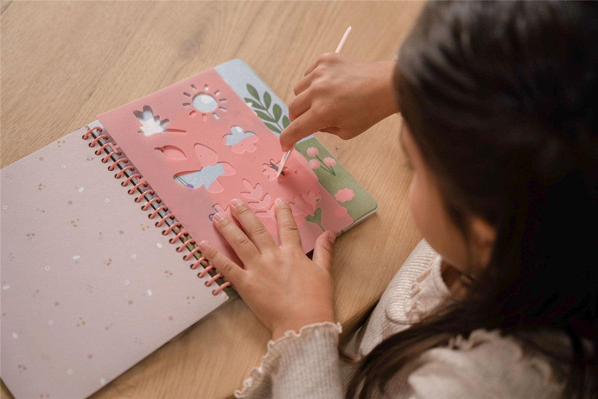 Libro de rascar Rosa & Friends - Little Dutch