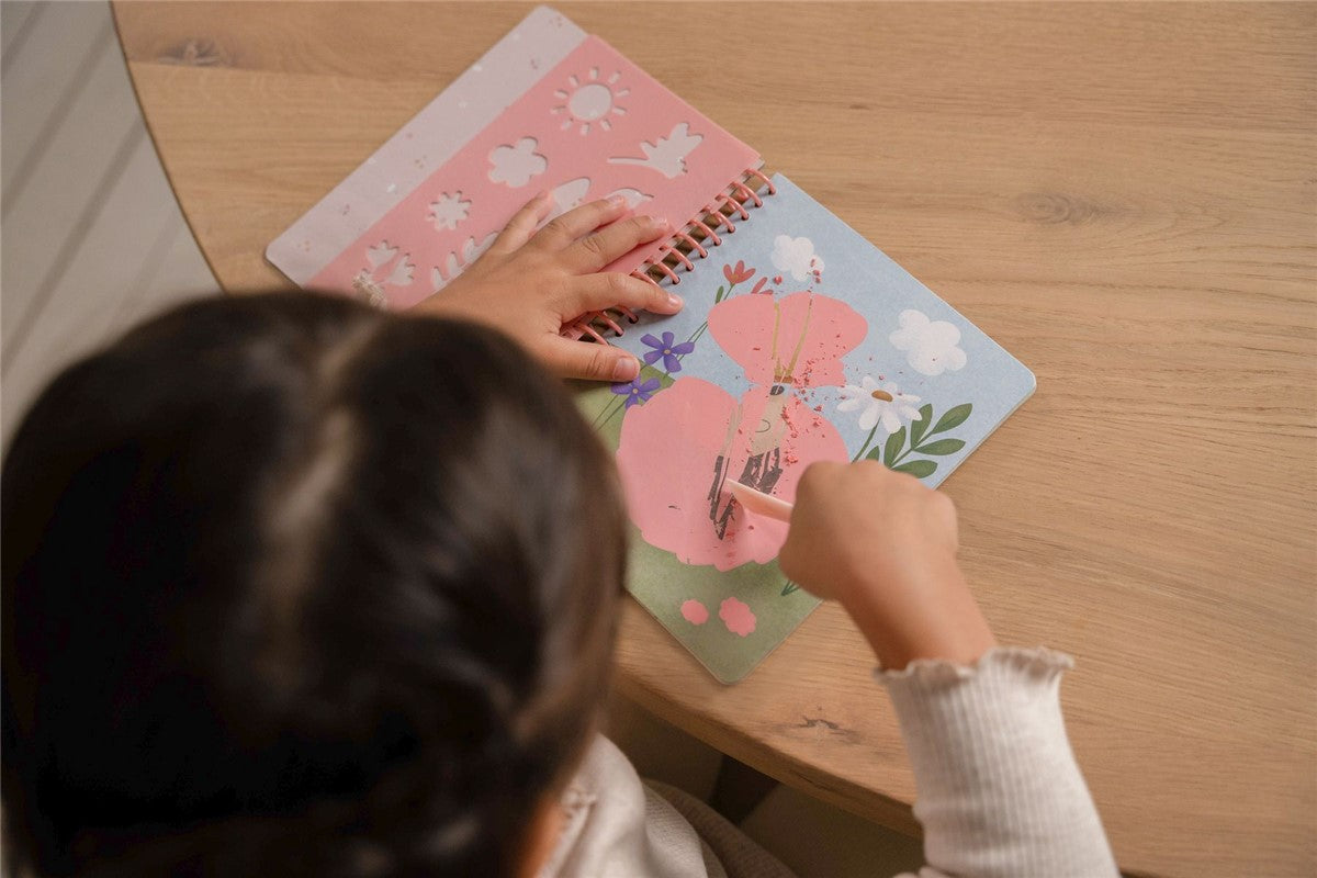 Libro de rascar Rosa & Friends - Little Dutch