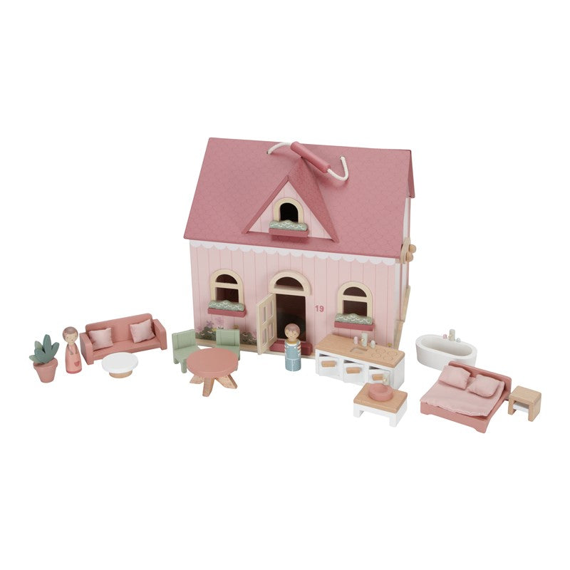 Casa de muñecas madera portable - Little Dutch