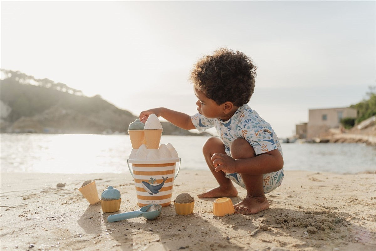 Set cubo de playa helados - Little Dutch