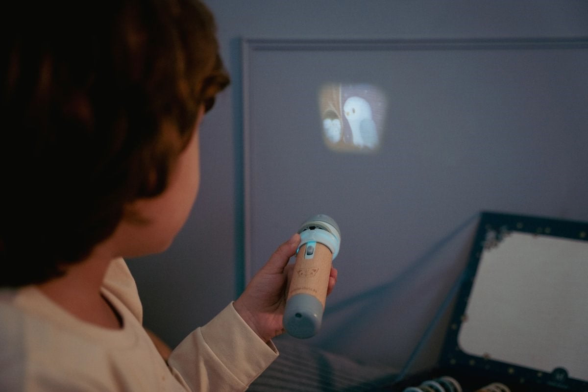 Proyector linterna azul - Little Dutch