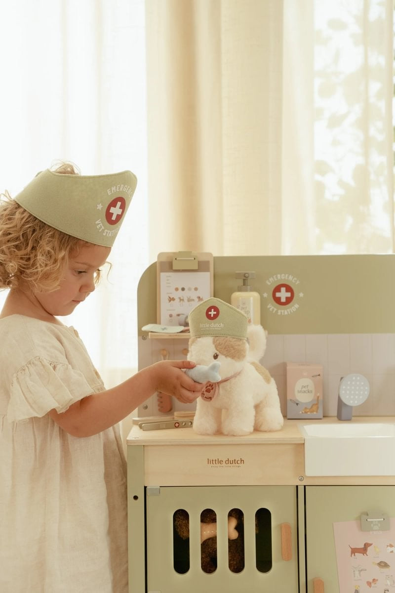 Gatito pelucho Marley con bolsa - Little Dutch