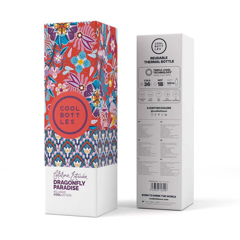 Botella de agua Dragonfly Paradise 500ml - Cool Bottles
