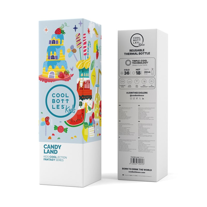 Botella de agua Candy Land 350ml - Cool Bottles