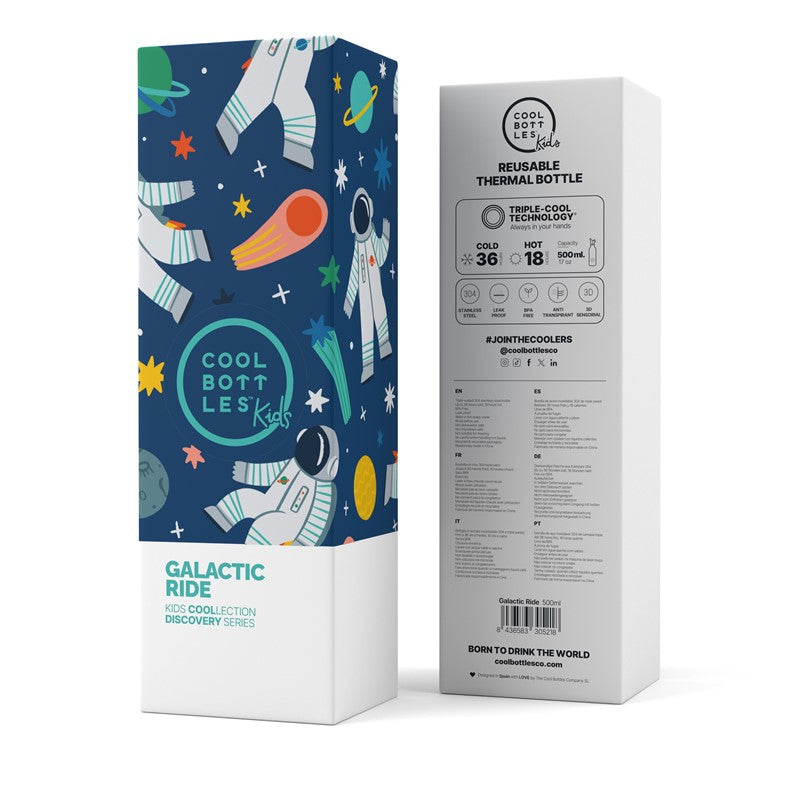 Botella de agua Galactic Ride 500ml - Cool Bottles