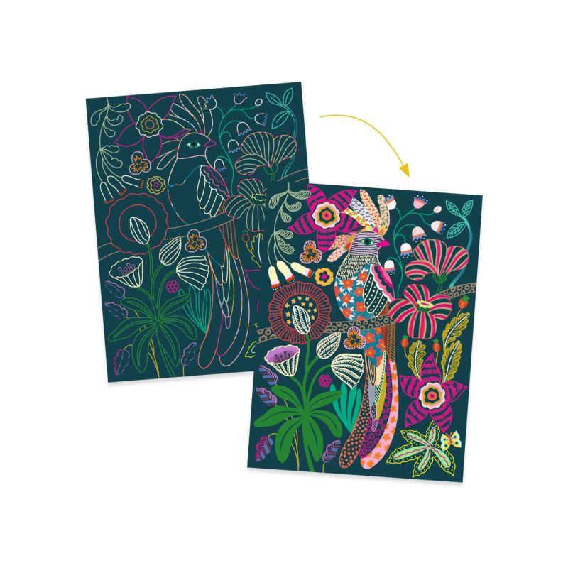 Cuadros para rascar, Rococó - Djeco