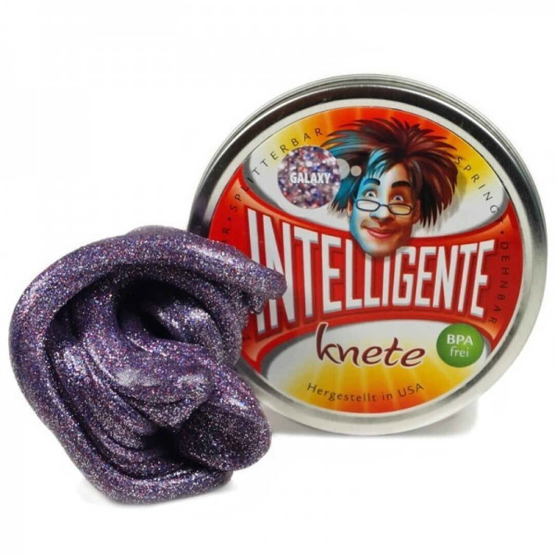 Noche galáctica purpurina - Plastilina Inteligente