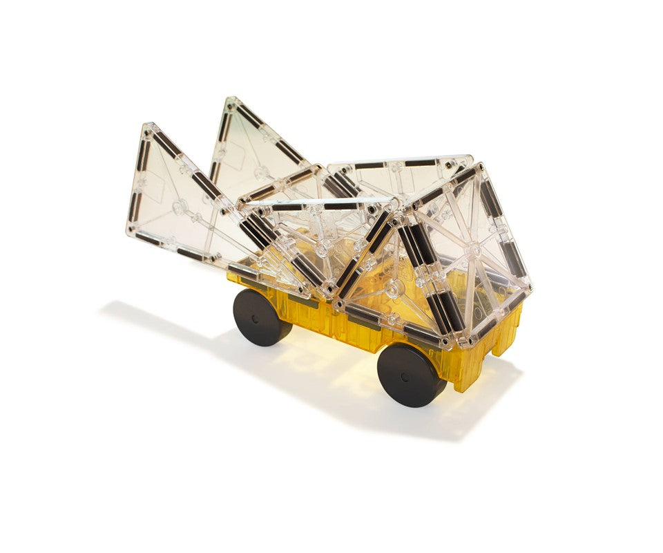 Base para coches iman, verde-amarillo - Magna-Tiles
