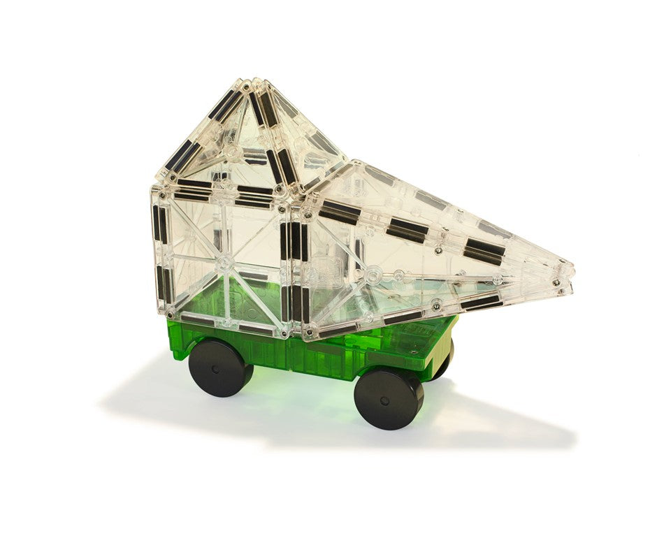 Base para coches iman, verde-amarillo - Magna-Tiles