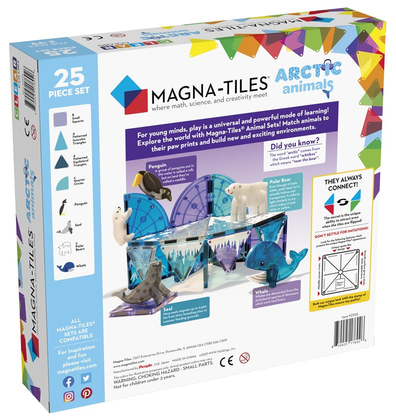 Animales del ártico set 25 piezas - Magna-Tiles