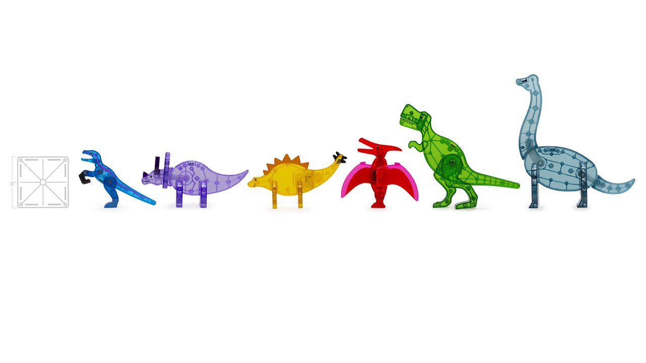 Dino World XL set 50 piezas - Magna-Tiles