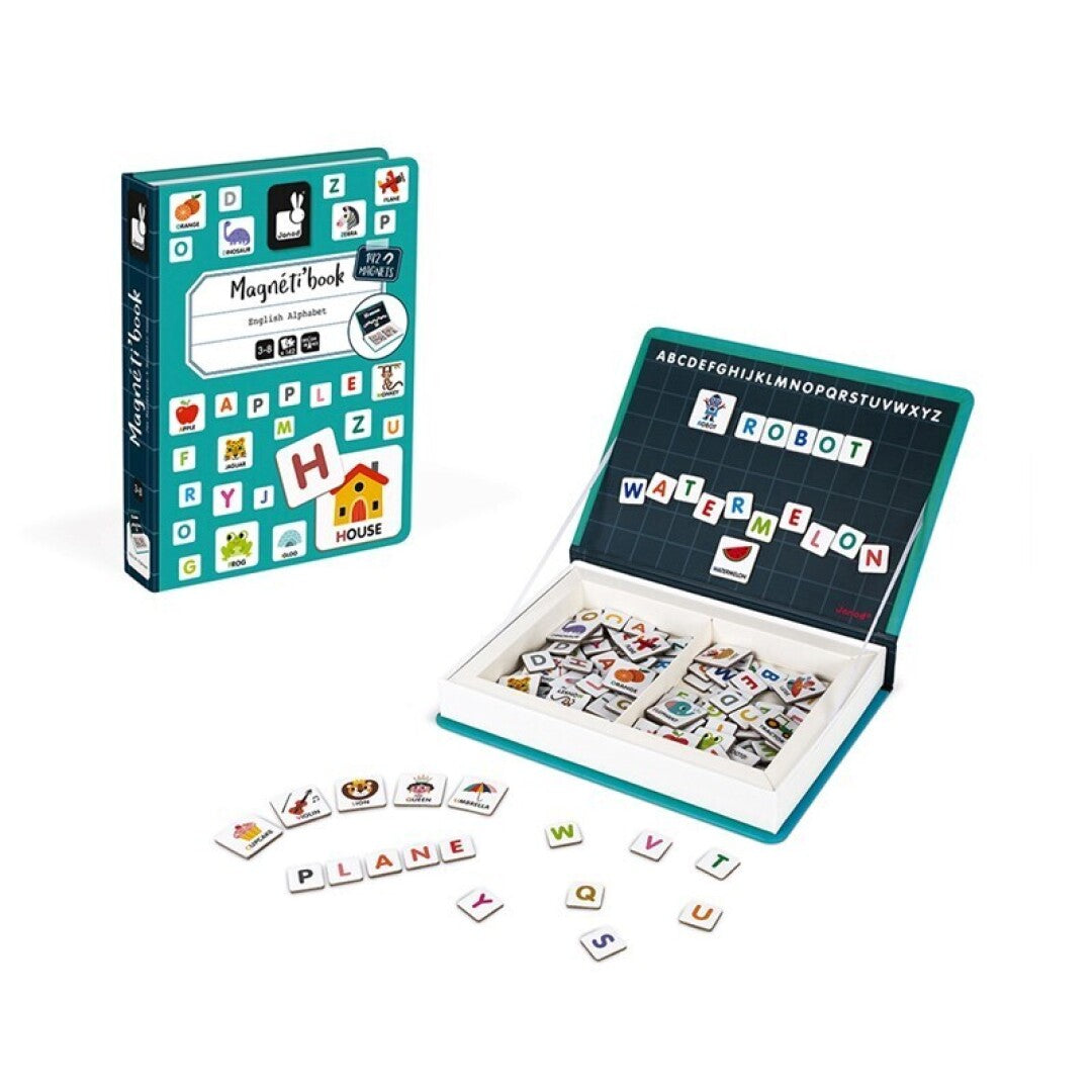 Magnetibook, Alfabeto en inglés - Janod