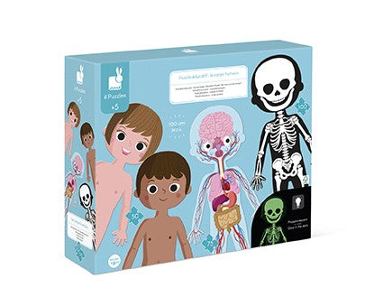 Puzzle educativo Cuerpo Humano 50,75,100 piezas - Janod
