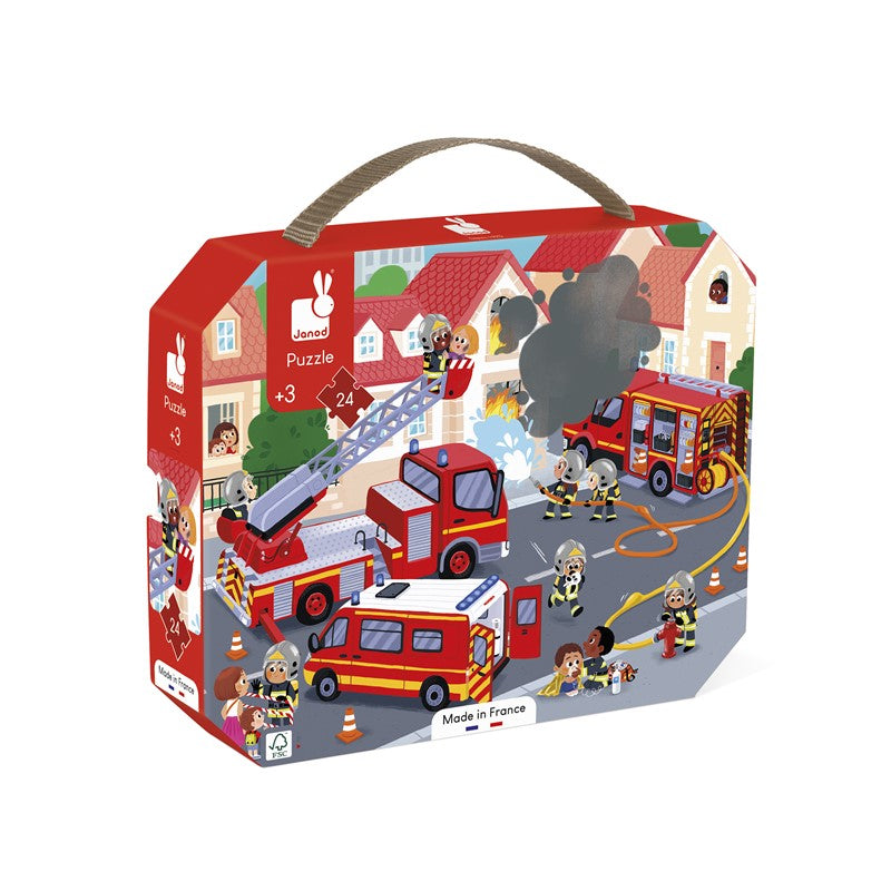 Puzzle Bomberos 24 piezas - Janod