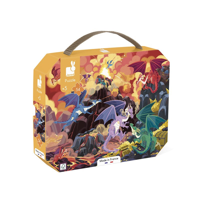 Puzzle Tierra de Dragones 54 piezas - Janod