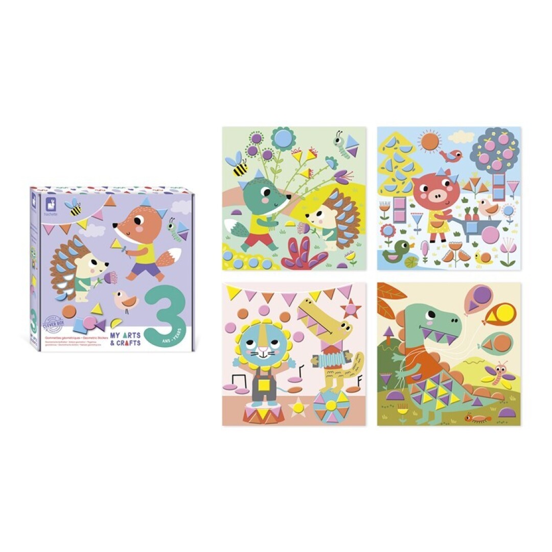 Manualidades 3 años pegatinas - Janod