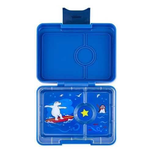Yumbox Snack 3C SURF BLUE + POLAR BEAR