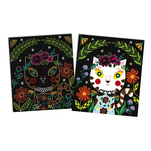 Arte scratch Gatos - Janod