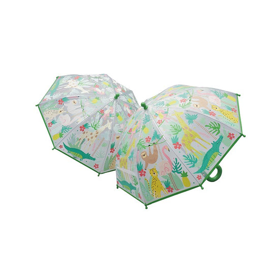 Paraguas cambia de color, Jungla transparente - Floss & Rock