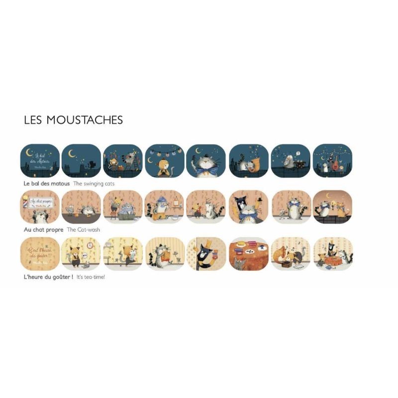 3 discos recambio linterna proyectora - Moustaches