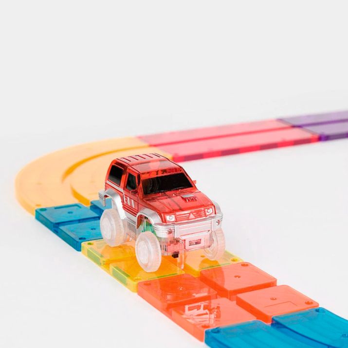 Imanix pista de coches 22 piezas - Braintoys