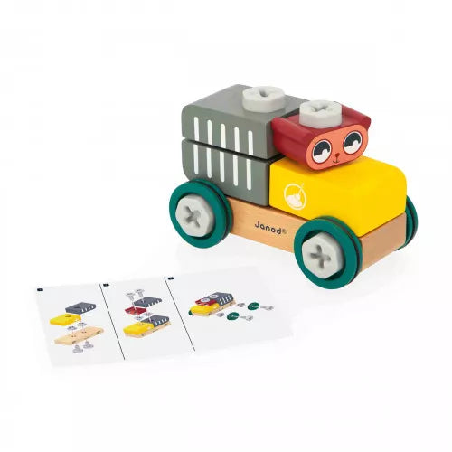 Brico´Kids, coche oso bricolaje - Janod