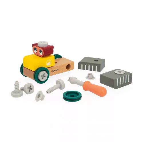 Brico´Kids, coche oso bricolaje - Janod