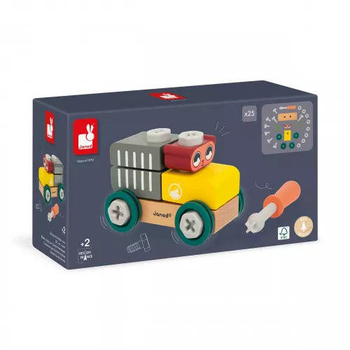 Brico´Kids, coche oso bricolaje - Janod