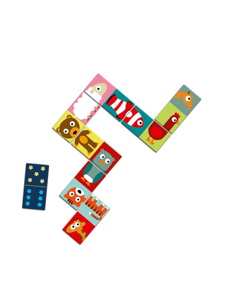 Juego dominó animo, educativo - Djeco