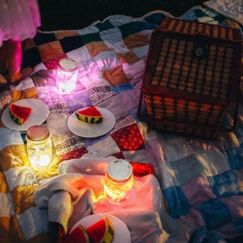 Cubos luz Lila 4 unidades - Glo Pals