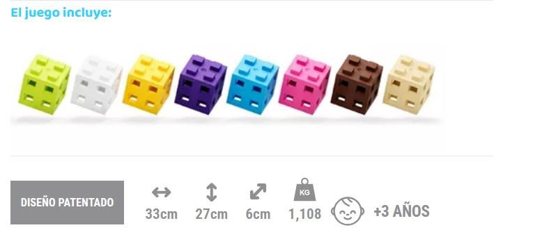 Meli CUBE pastel 200 piezas