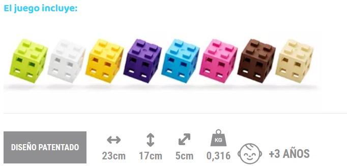 Meli CUBE pastel 50 piezas