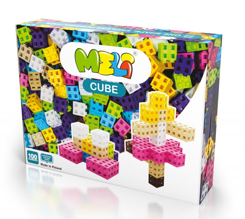 Meli CUBE pastel 100 piezas