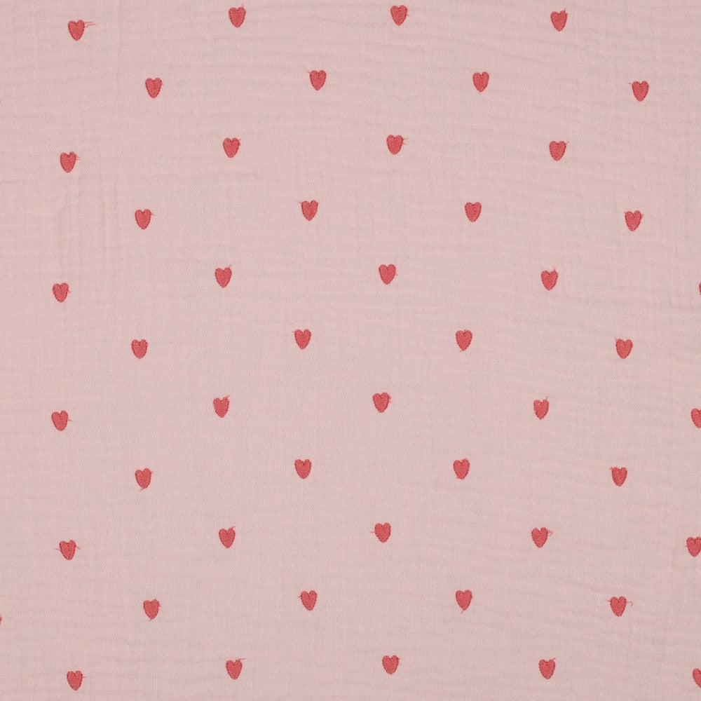 Peto muselina Corazones bordados