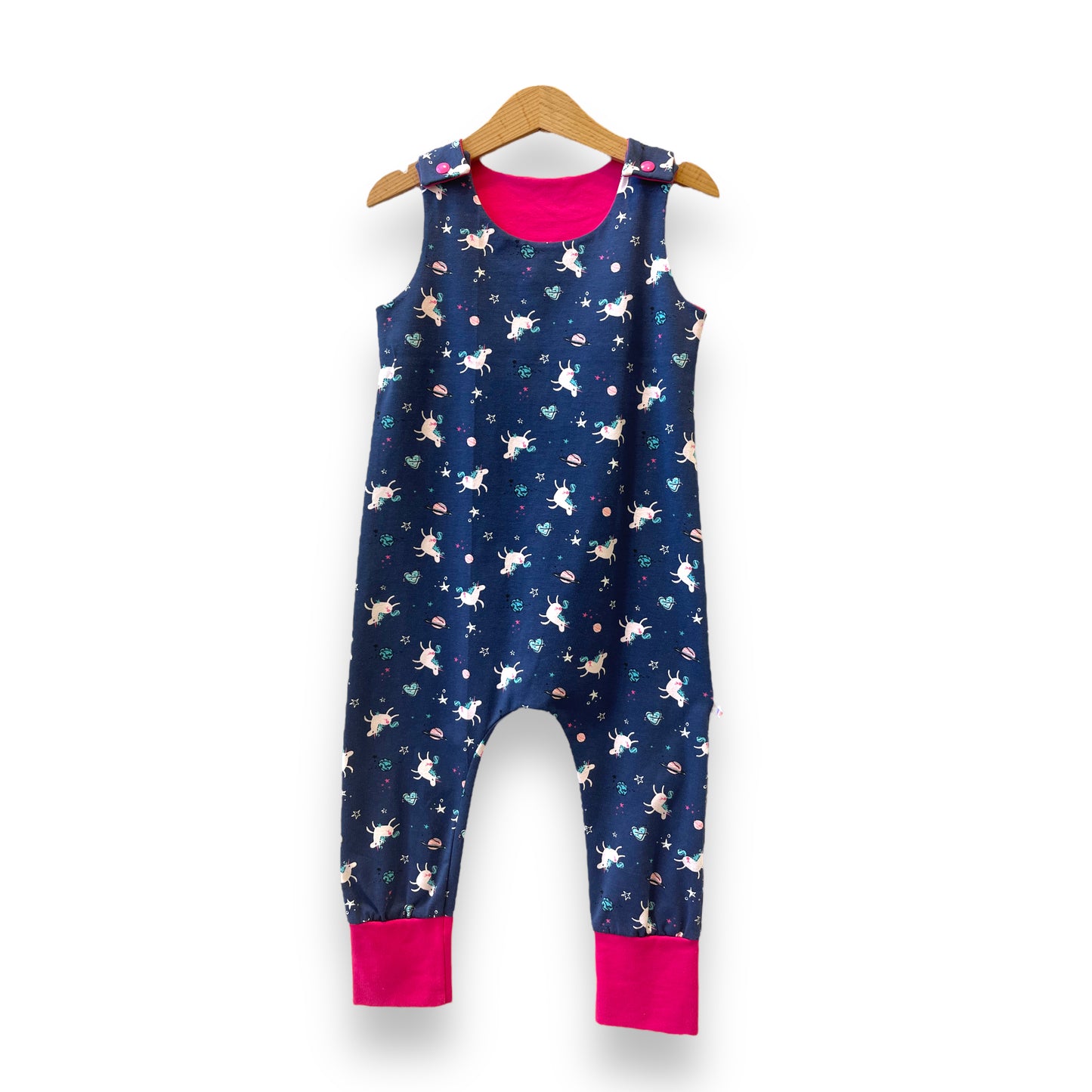 Peto unicornios con fuccia