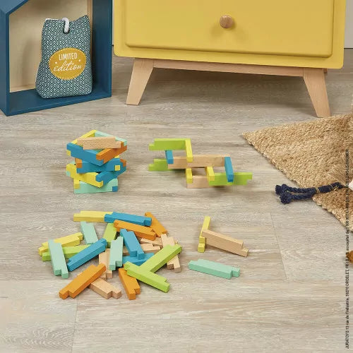 Set de construcción de madera 60 piezas - Janod
