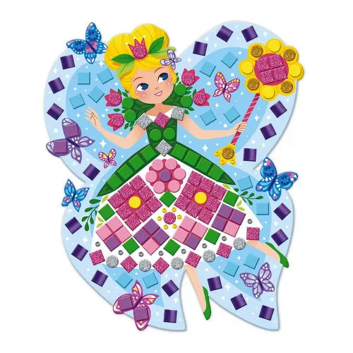 Tarjetas decorables Mosaicos princesas y hadas - Janod