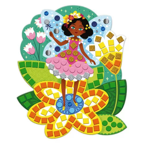 Tarjetas decorables Mosaicos princesas y hadas - Janod