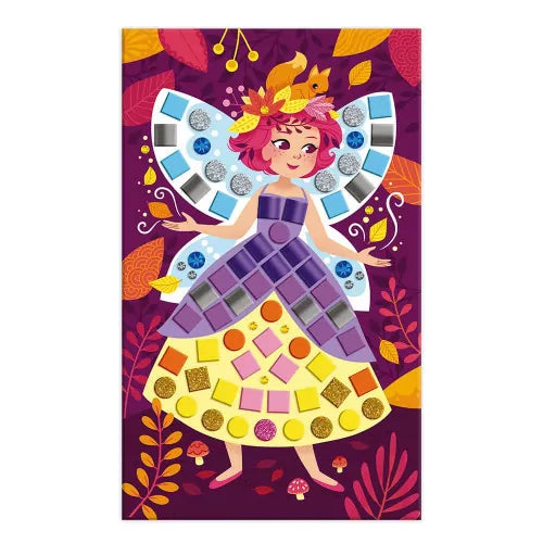 Tarjetas decorables Mosaicos princesas y hadas - Janod
