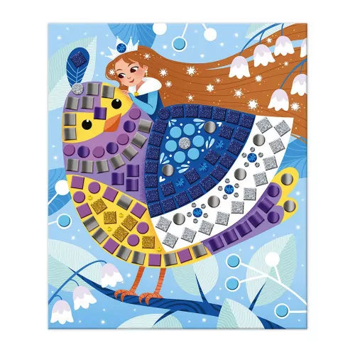Tarjetas decorables Mosaicos princesas y hadas - Janod