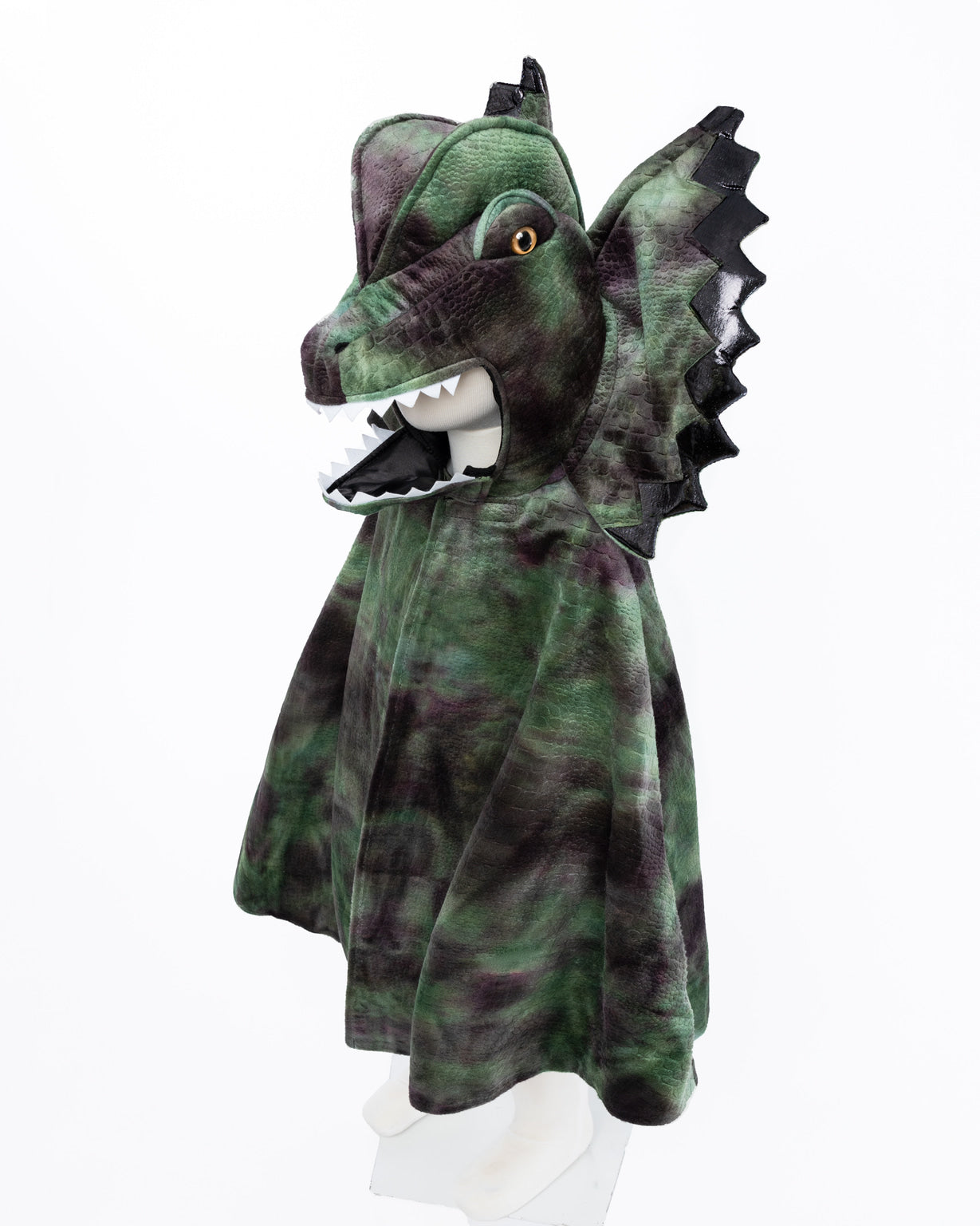 Grandasuarus Dilophosaurus capa con garras, talla 7-8 años