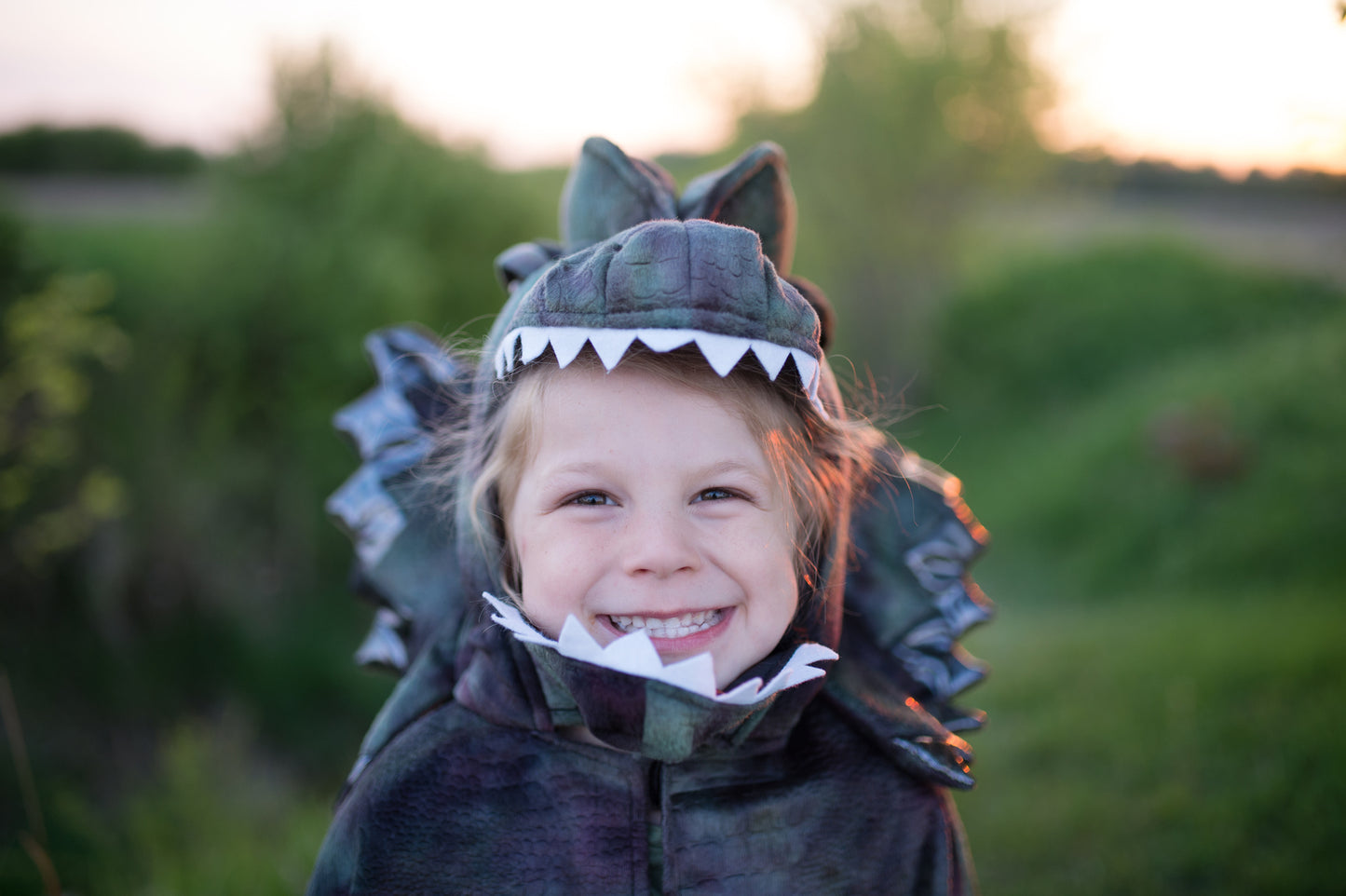Grandasuarus Dilophosaurus capa con garras, talla 4-6 años
