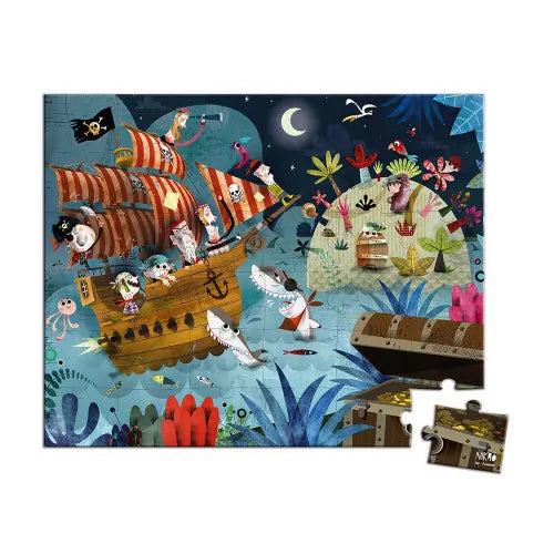 Puzzle En búsqueda del tesoro 36 piezas - Janod