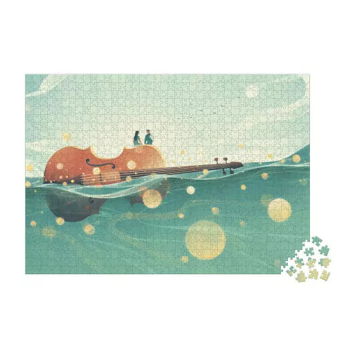 Puzzle Romance en el mar 1000 piezas - Janod