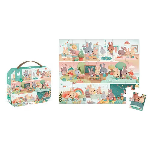 Puzzle Un día 24 piezas - Janod