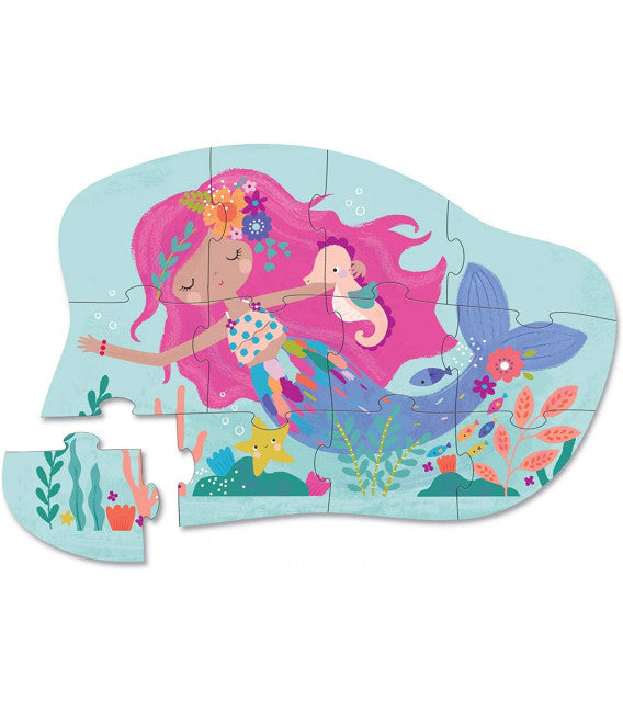 Mini puzzle Sueños de sirena 12 piezas - Crocodile Creek