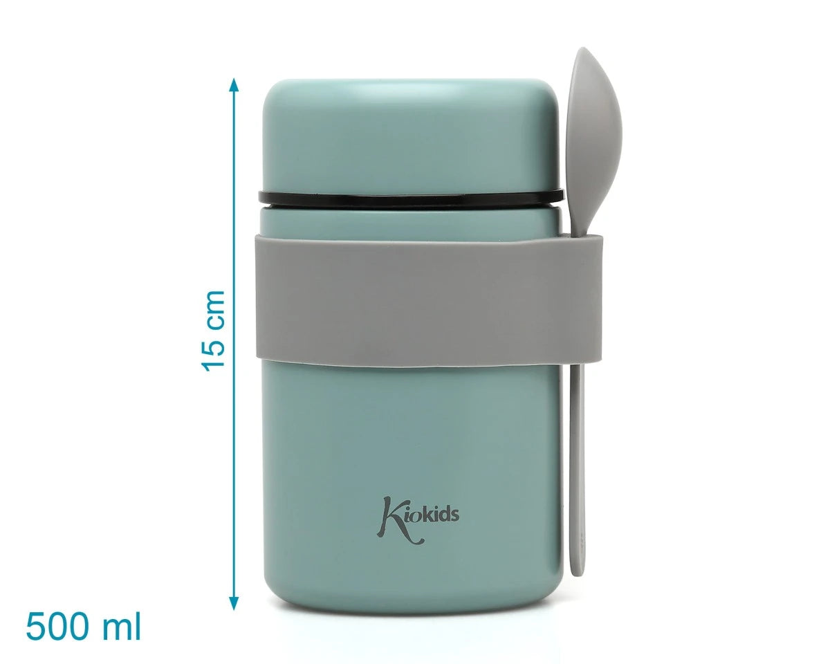 Termo 500 ml, Mint - Kiokids
