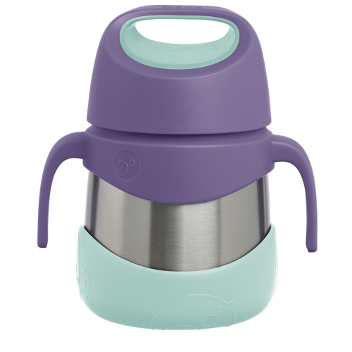 Termo con cuchara/tenedor 335 ml, Lilac Pop - B.Box