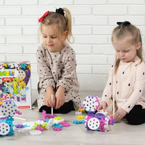 Meli Maxi Constructor Pastel 120 piezas