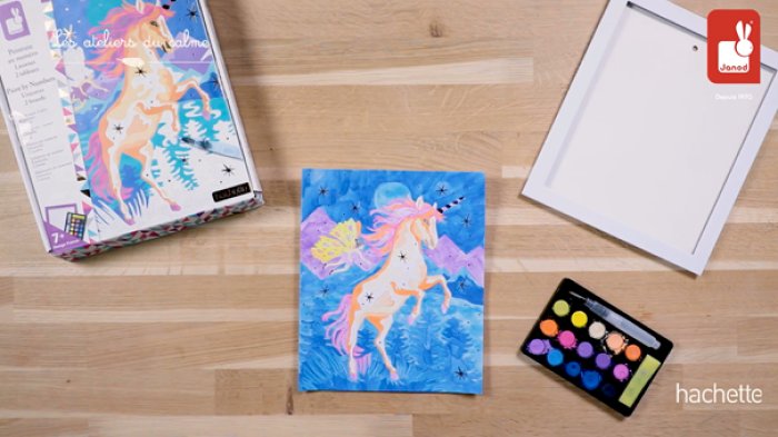 Pintura por números Unicornios - Janod